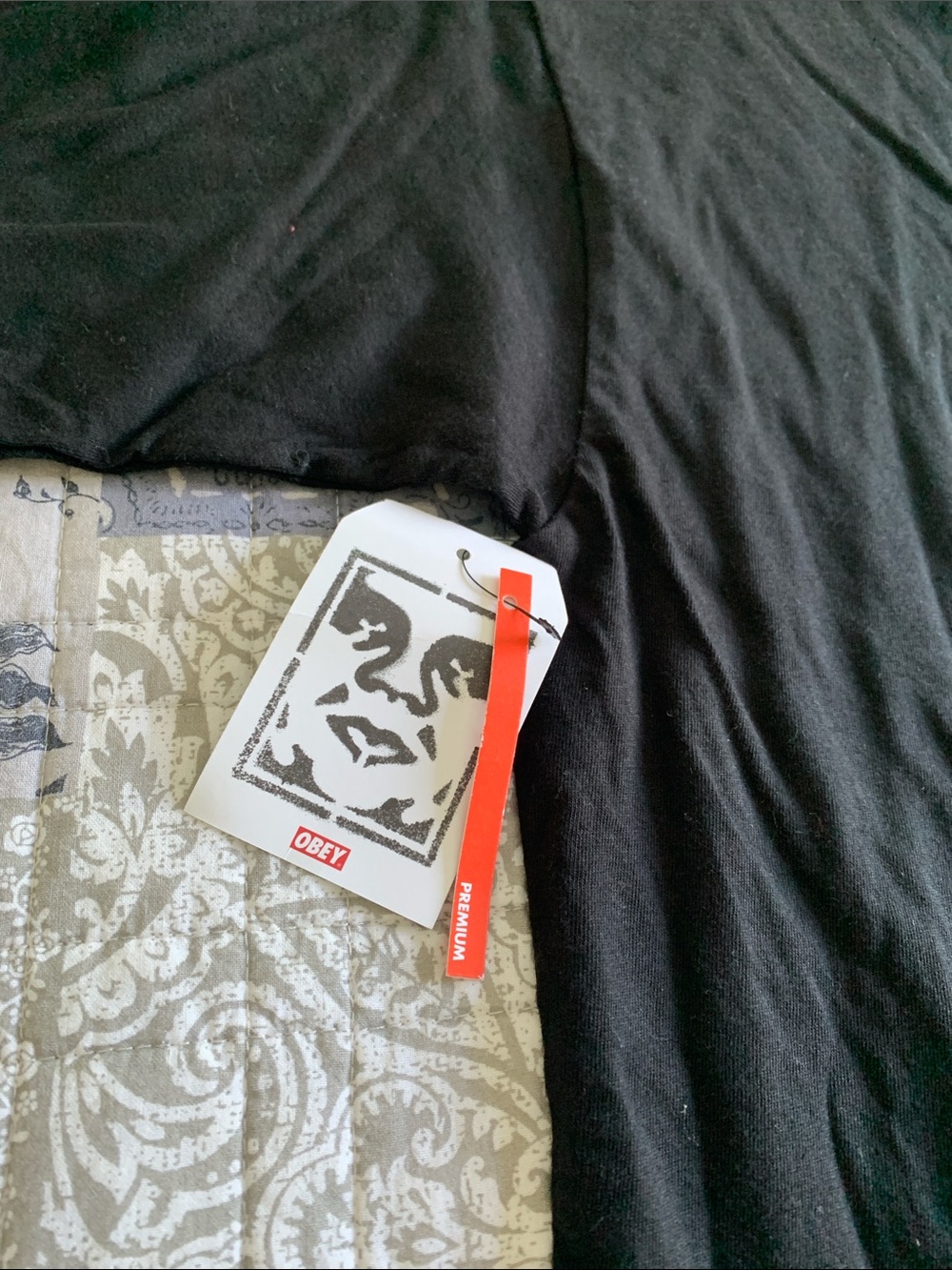 Obey Black 'Stay Sick' Short Sleeve Graphic Tee - Picture 6 of 9